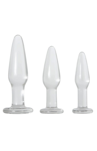 Adam & Eve Glass Anal Training Trio