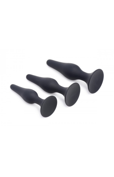 Master Series Triple Spire Tapered Silicone Anal Trainer 3pc Set