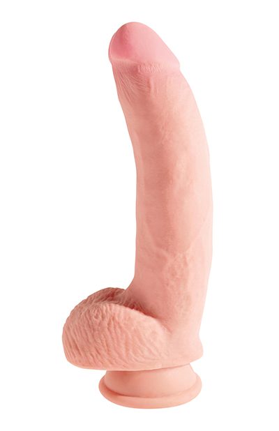 King Cock Plus 10 In Triple Density Cock W-balls Light