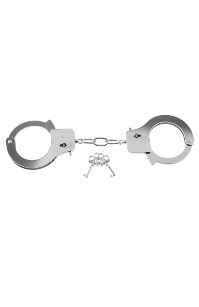 Fetish Fantasy Designer Metal Handcuffs - Silver