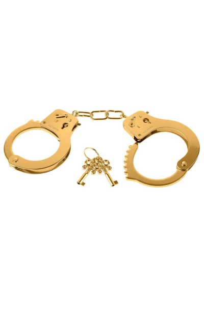 Fetish Fantasy Gold Metal Cuffs