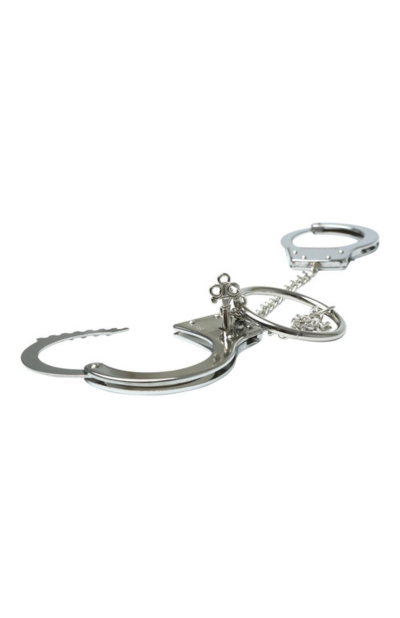 Sex & Mischief Ring Metal Handcuffs