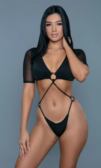 Elena Swimsuit - Black, XL